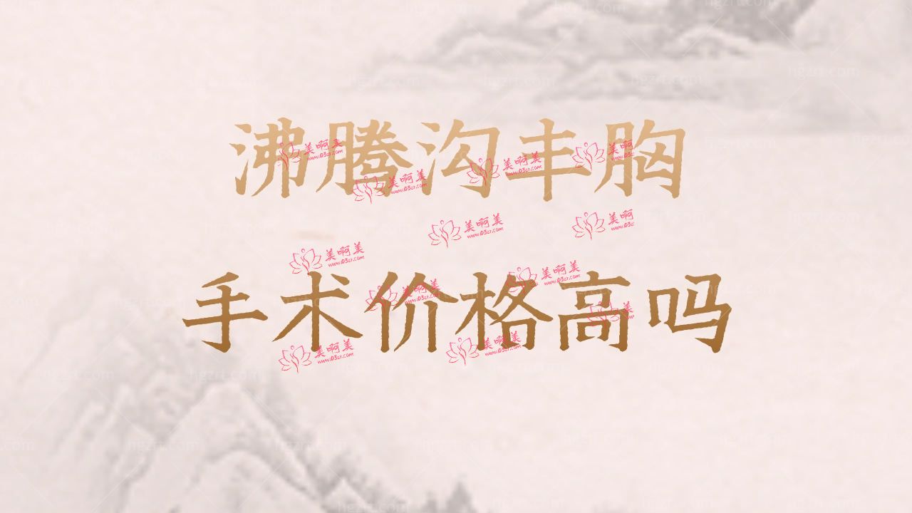 福州海峡林沸腾做的沸腾沟丰胸手术价格高吗？