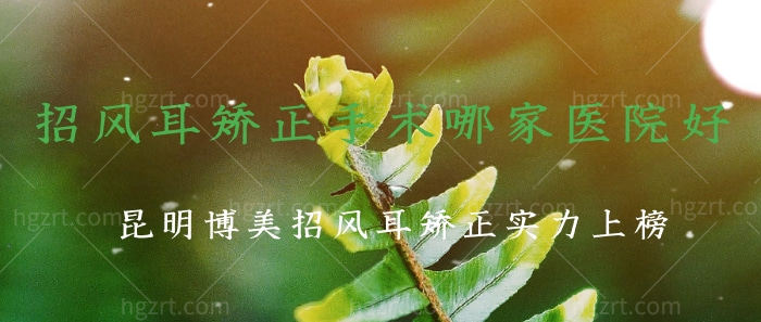 想知道招风耳矫正手术哪家医院好？昆明博美招风耳矫正实力上榜！
