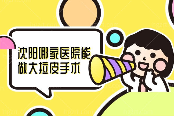 沈阳哪家医院能做大拉皮手术？有沈阳杏林整形等正规医院